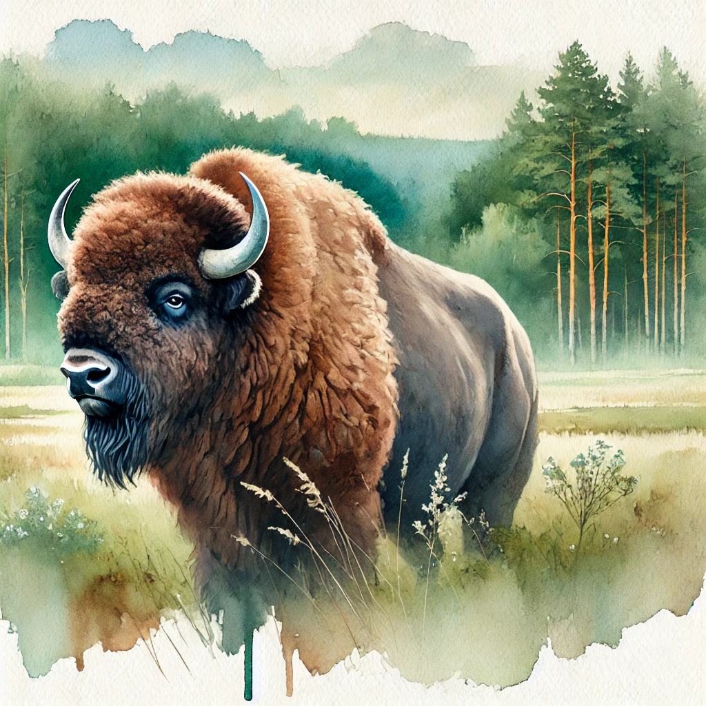 Bison bonasus (bison d'Europe)