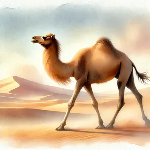 Camelus dromedarius (dromadaire)