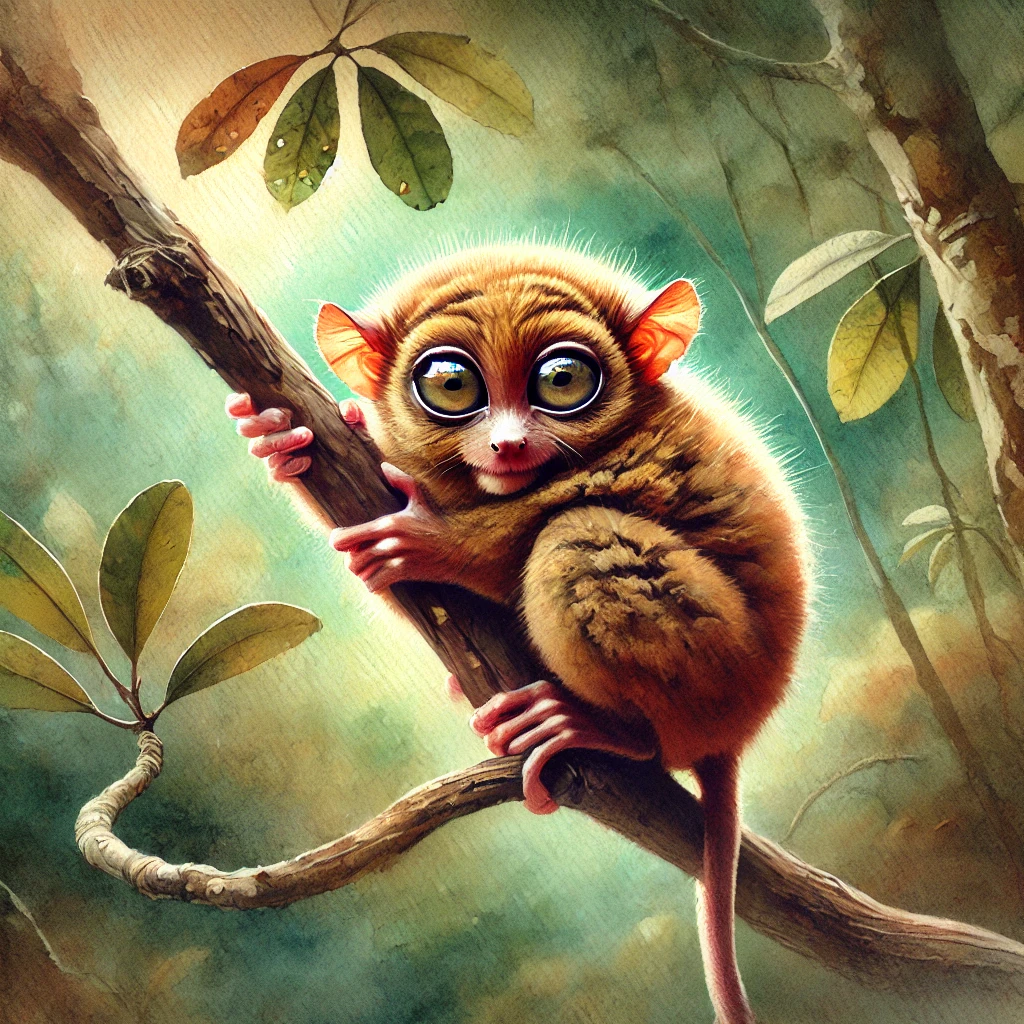 Cephalopachus bancanus (tarsier de Horsfield)