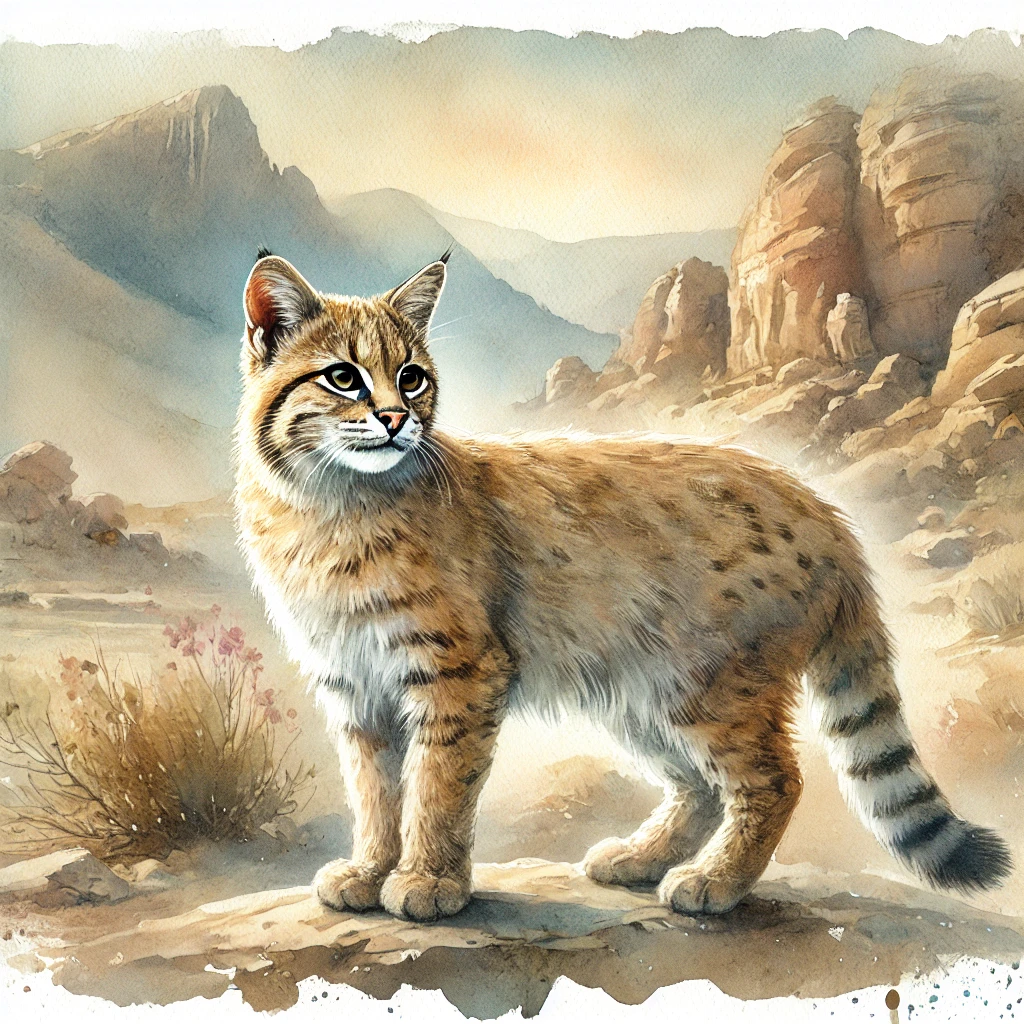 Felis lybica (chat de montagne afro-asiatique)