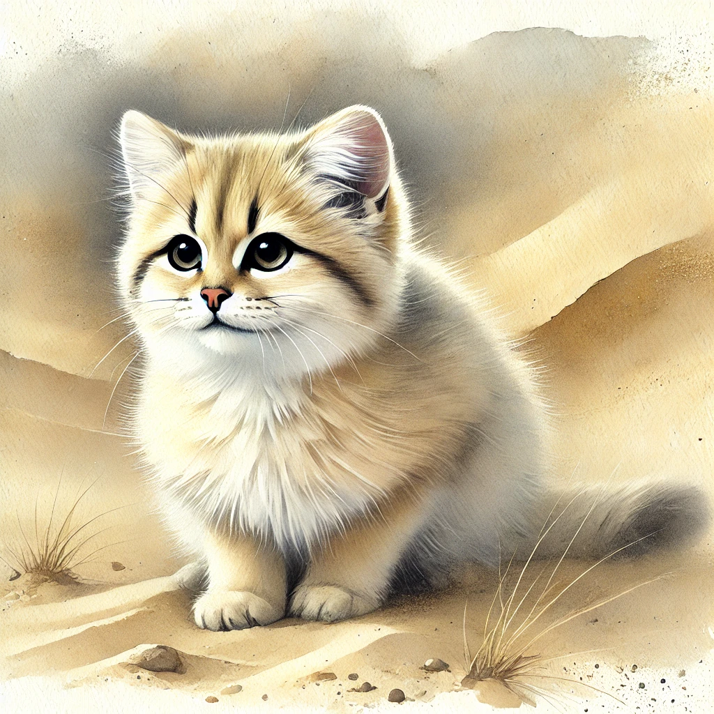 Felis margarita (chat des sables)