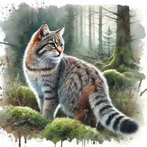 Felis silvestris (chat sauvage européen)