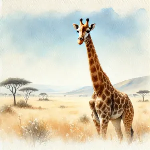 Giraffa camelopardalis (girafe)