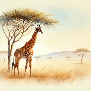 Giraffa tippelskirchi (girafe Masaï)