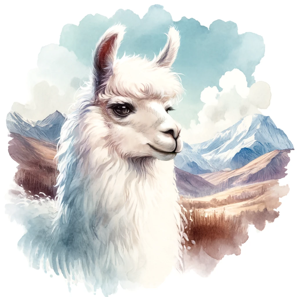 Lama glama (lama blanc)