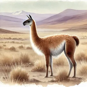 Lama guanicoe (guanaco)