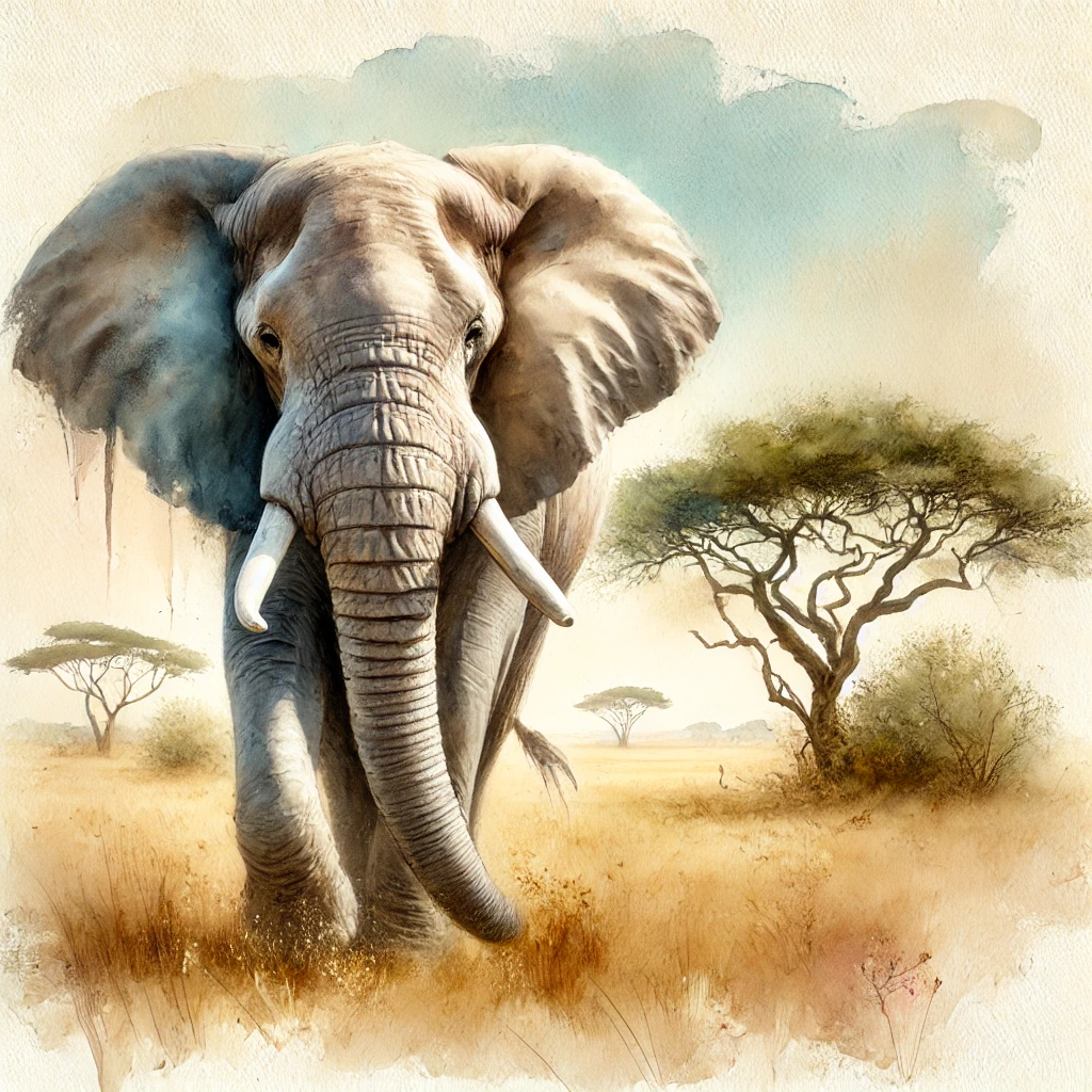 Loxodonta africana (éléphant de savane)