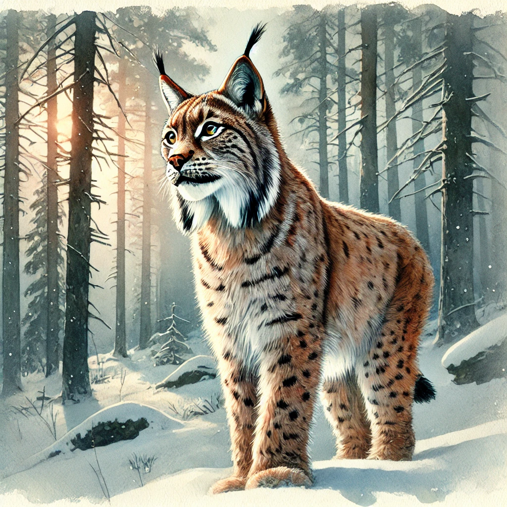 Lynx lynx (lynx boréal d'Eurasie)