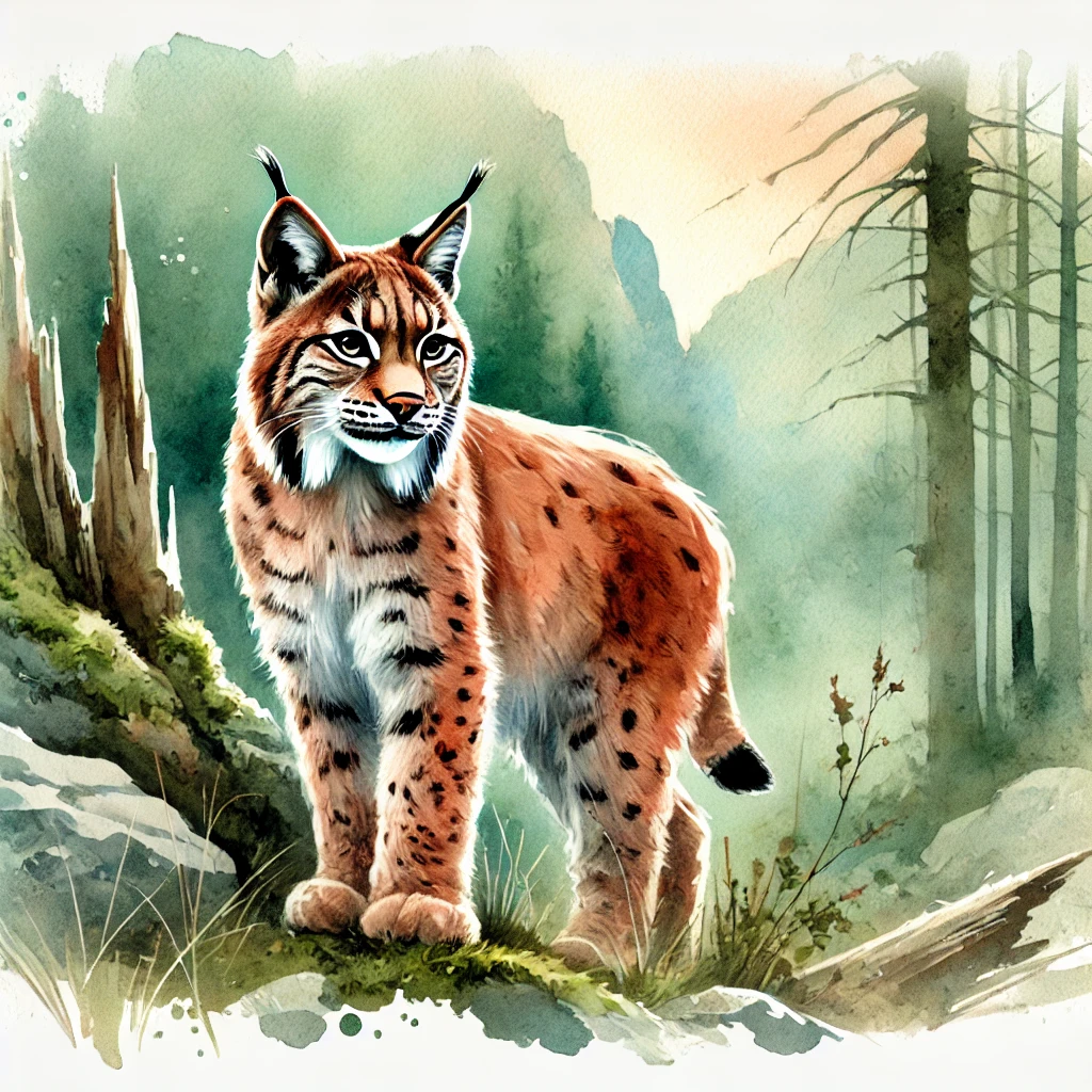 Lynx rufus (lynx roux)