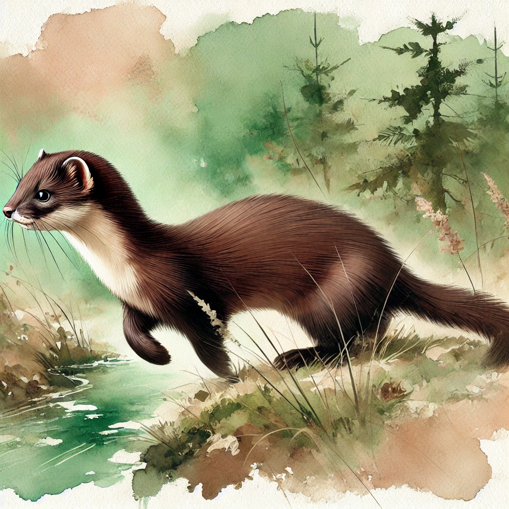 Mustela lutreola (vison d'Europe)