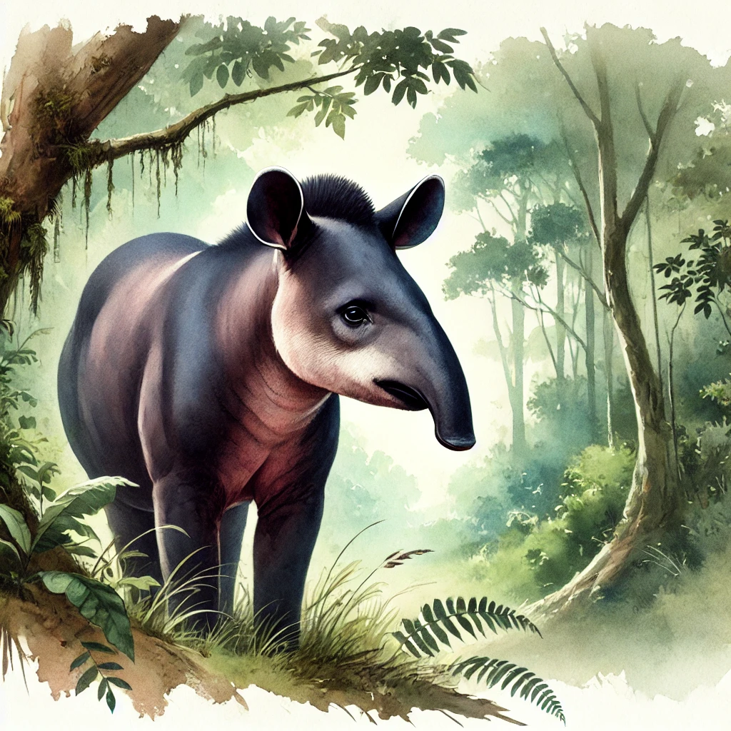 Tapirus terrestris (tapir du Brésil)