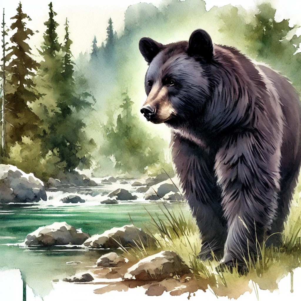 Ursus americanus (ours noir américain)