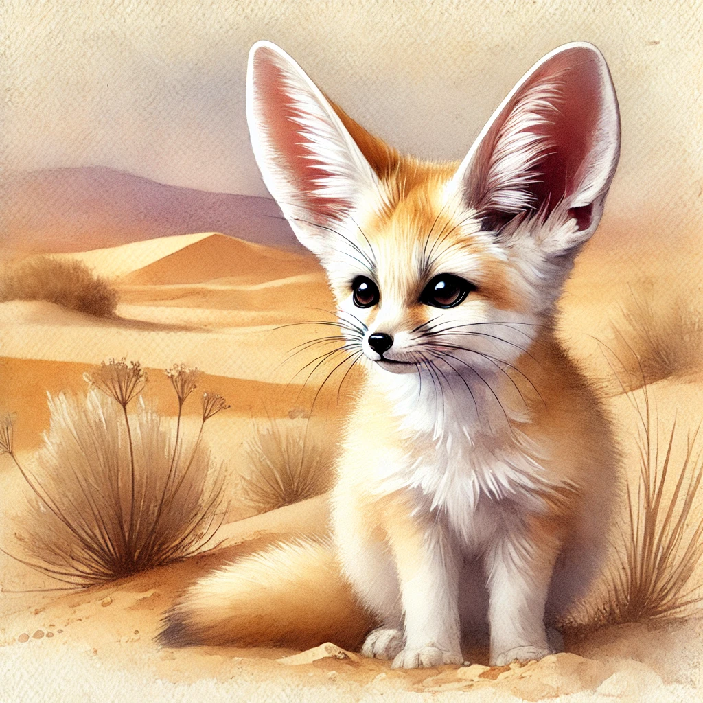 Vulpes zerda (fennec)